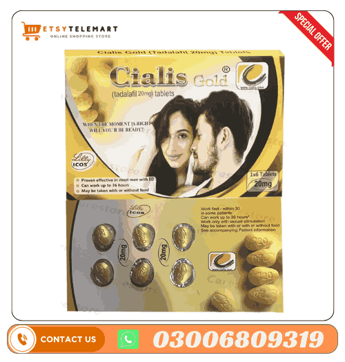 Cialis Gold 20mg Tablets in Pakistan
