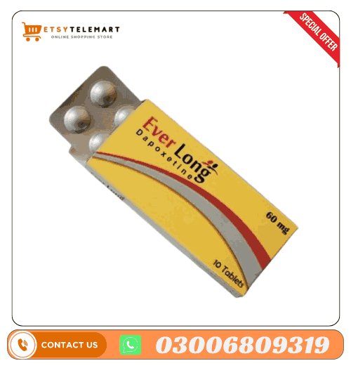 Everlong Dapoxetine 60mg Tablets in Pakistan