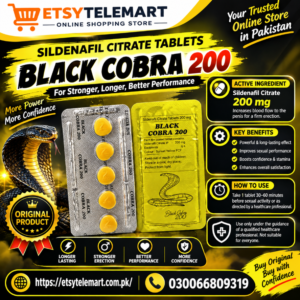 Black Cobra 200mg Tablets In Pakistan