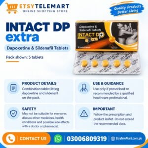 Intact DP Extra Dapoxetine & Sildenafil Tablets in Pakistan