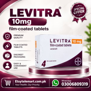 Levitra 10mg Tablets Film-Coated Vardenafil in Pakistan