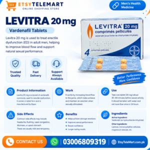 Levitra 20mg Tablets in Pakistan