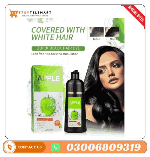 Apple Hair Colour Shampoo Natural Black