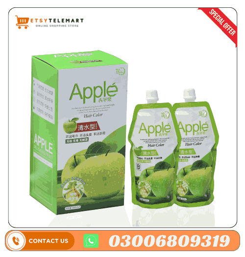 Apple Hair Colour Shampoo Natural Black