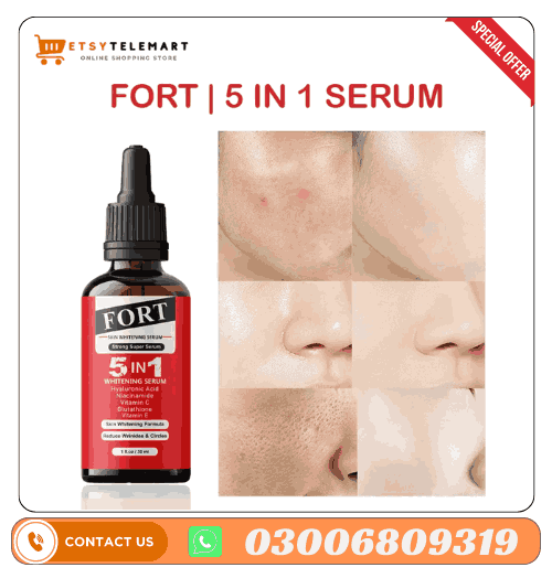 Fort 5In1 Face Whitening Serum