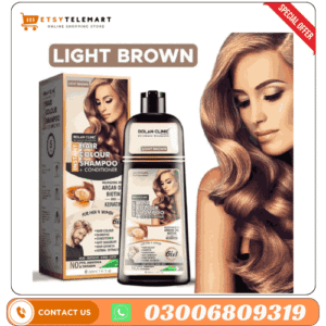 Instant Hair Color Shampoo + Conditioner (Light Brown) – A Blend Of Herbal Extracts