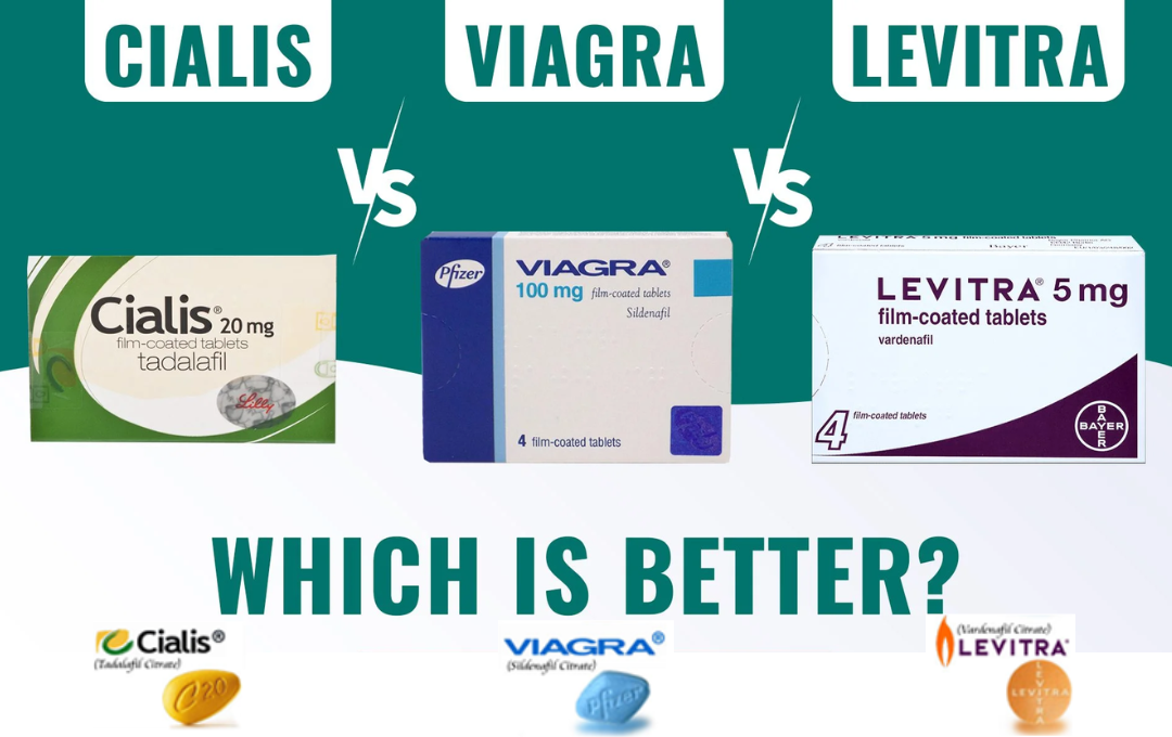 Viagra vs Cialis vs Levitra